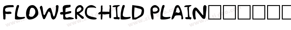 Flowerchild Plain字体转换